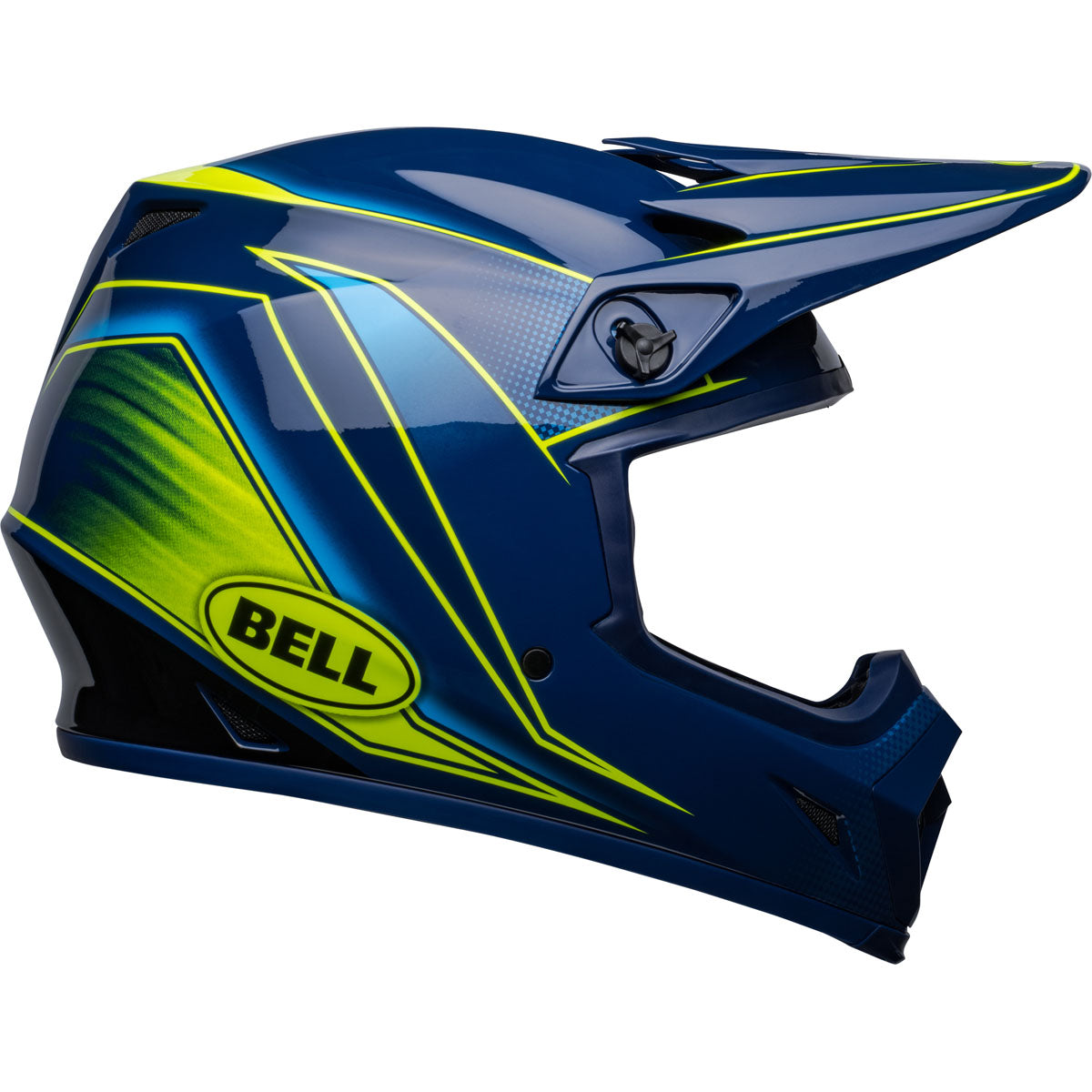 Bell MX-9 MIPS Zone Helmet - Navy/Retina