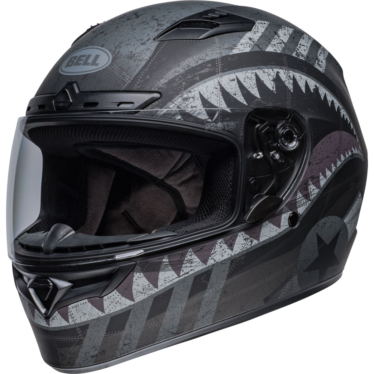 Bell Qualifier DLX MIPS Devil May Care Helmet - Matte Black/Gray