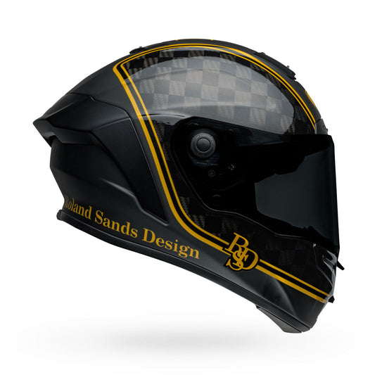 Bell Race Star DLX Flex RSD Player Helmets - Matte/Gloss Black/Gold