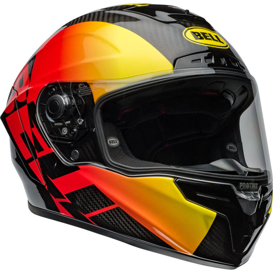Bell Race Star DLX Flex Offset Helmet - Gloss Black/Red