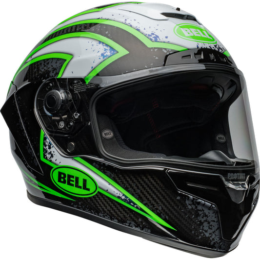 Bell Race Star DLX Flex Xenon Helmet - Gloss Black/Kryptonite