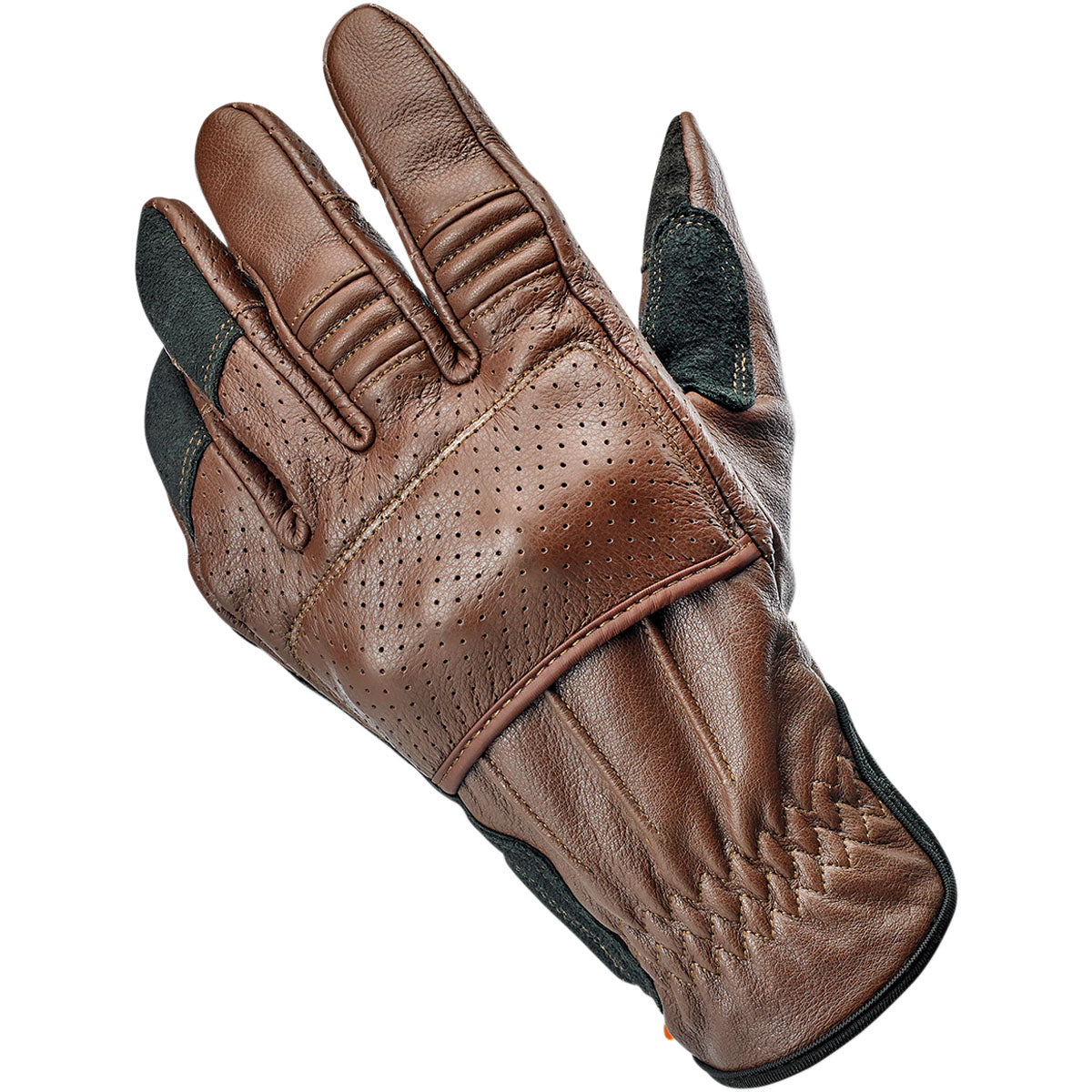 Biltwell Borrego Gloves - Chocolate/Black