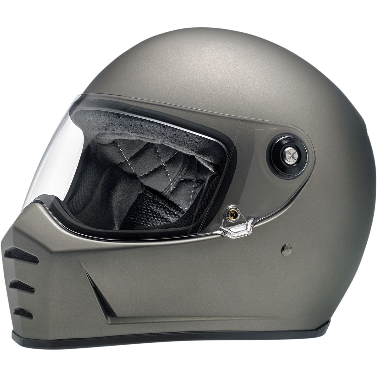 Biltwell Lane Splitter Helmet - Flat Titanium