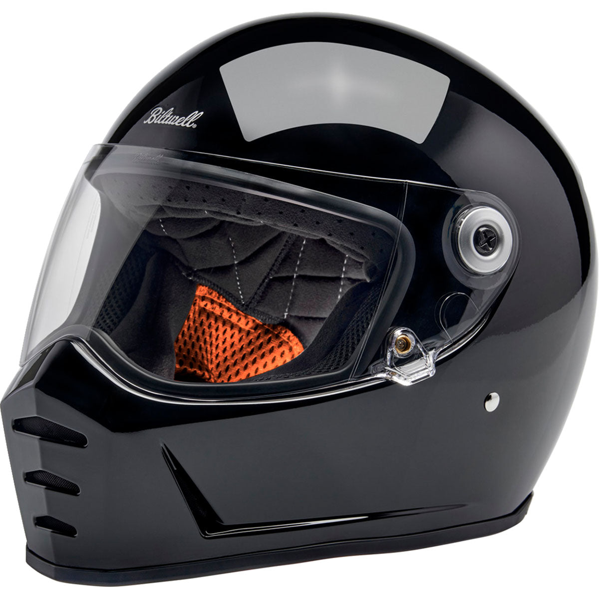 Biltwell Lane Splitter Helmet - Gloss Black