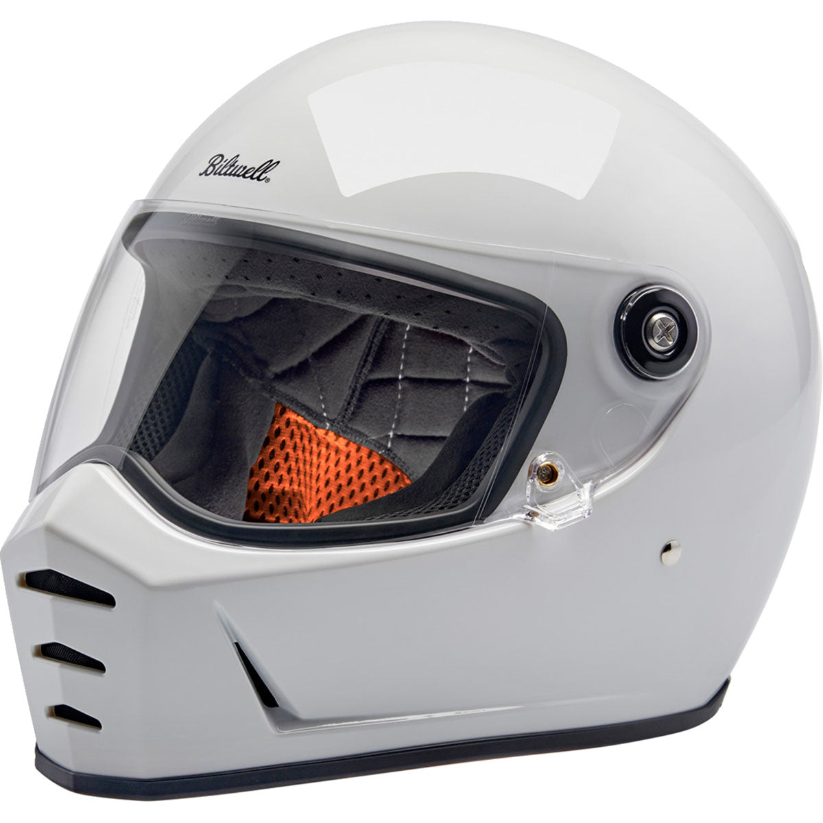 Biltwell Lane Splitter Helmet - Gloss White