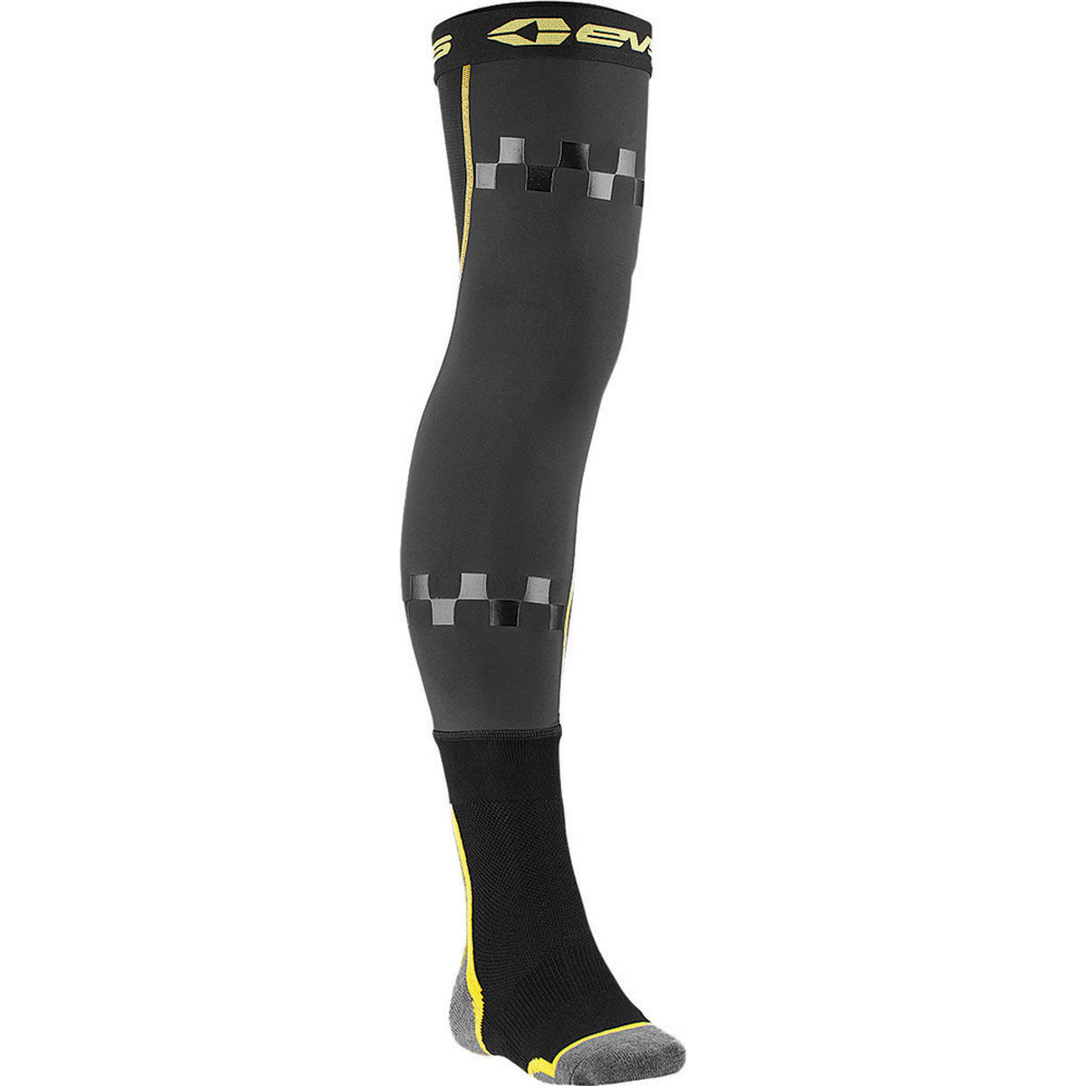 EVS Youth Fusion Socks - Black/Hi-Vis