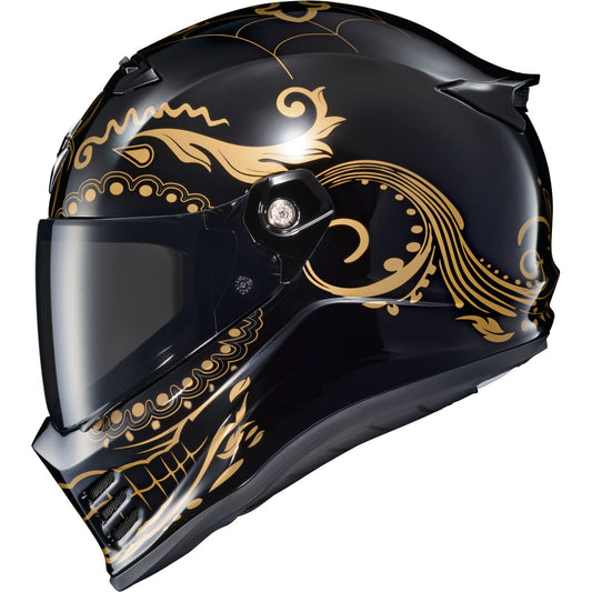 Scorpion Covert FX El Malo Helmet - Gold/Gloss Black