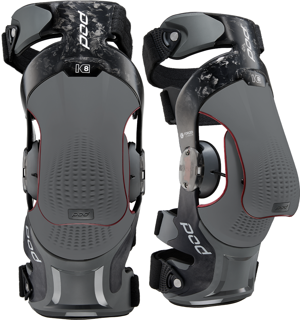 Pod K8 3.0 Knee Brace Carbon - Pair - Carbon/Graphite