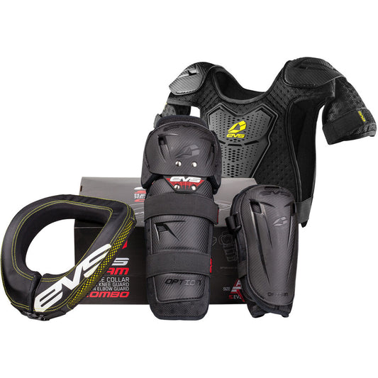 EVS Youth Slam Combo Plus Kit - Black