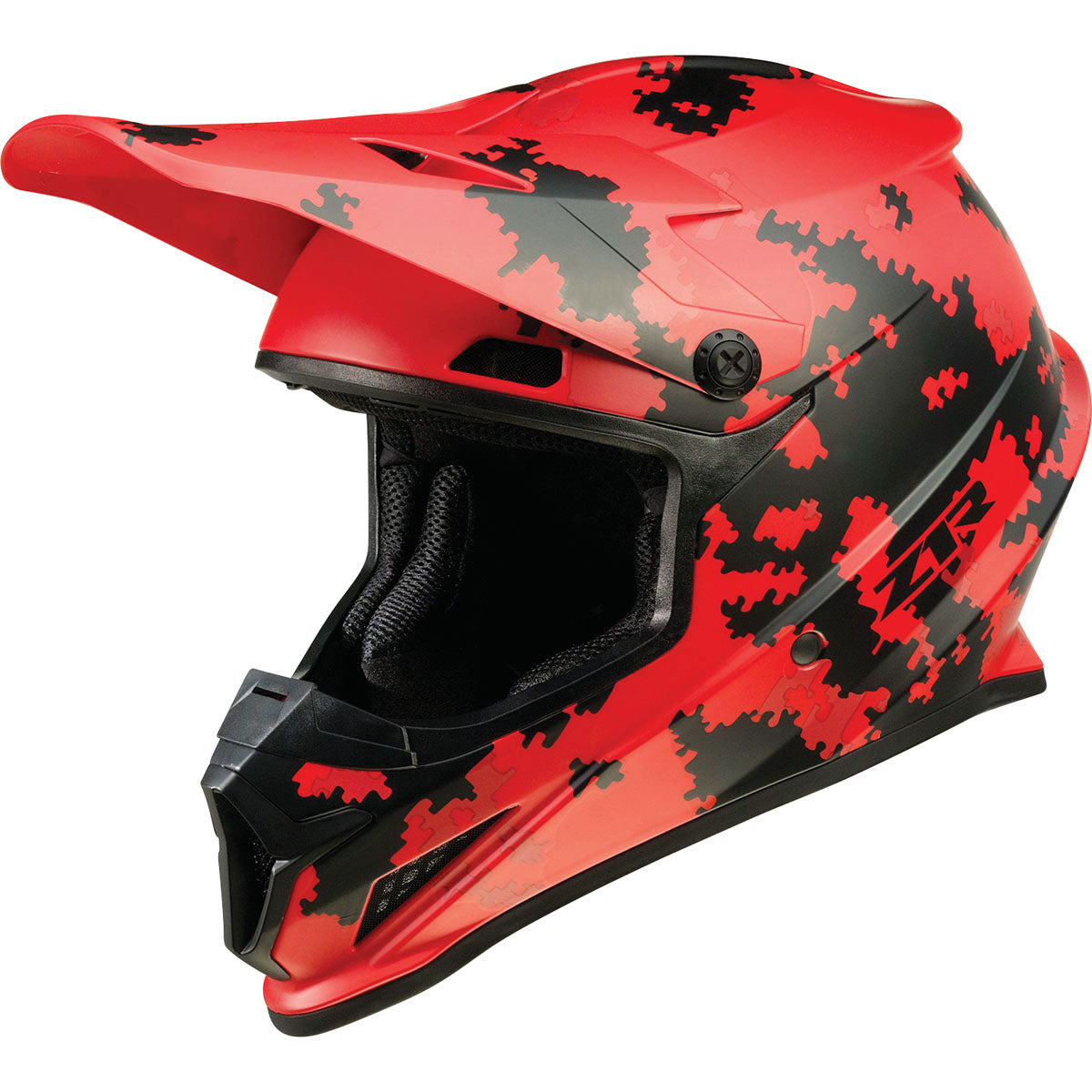 Z1R Rise Helmet - Digi Camo - Red