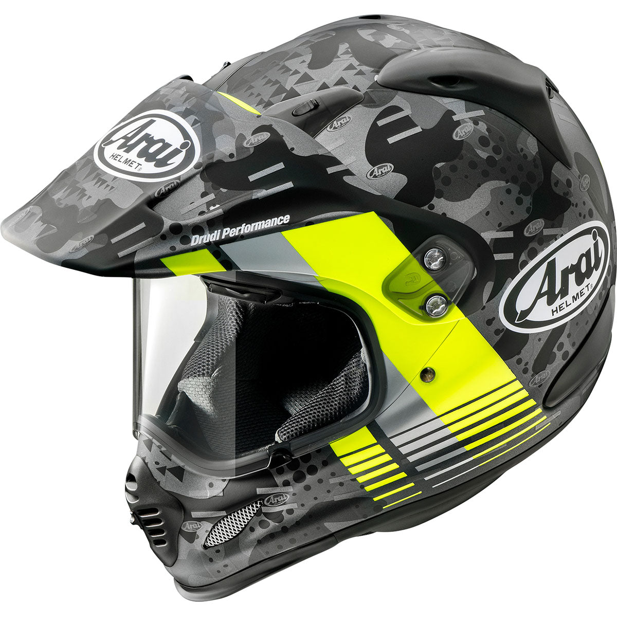 Arai XD-4 Cover Helmet - Flo Yellow Frost