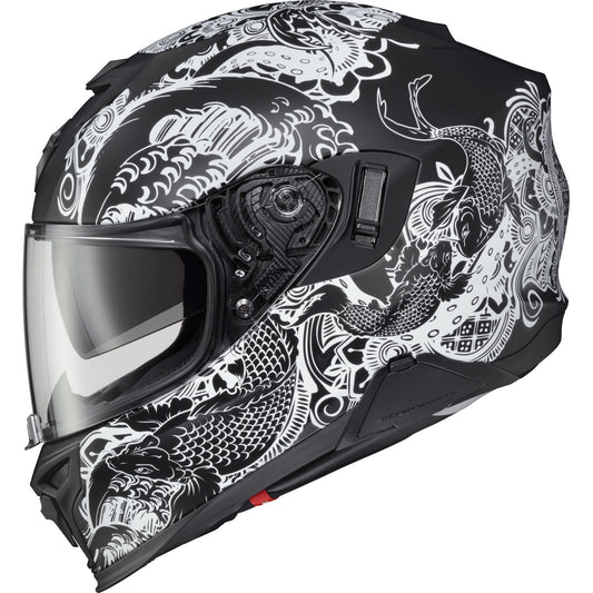 Scorpion EXO-T520 Nama-Sushi Helmet - Black/White