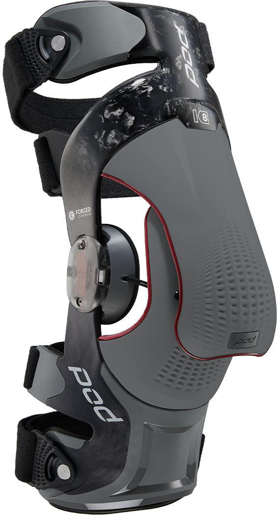 Pod K8 3.0 Knee Brace Carbon - Right - Carbon/Graphite