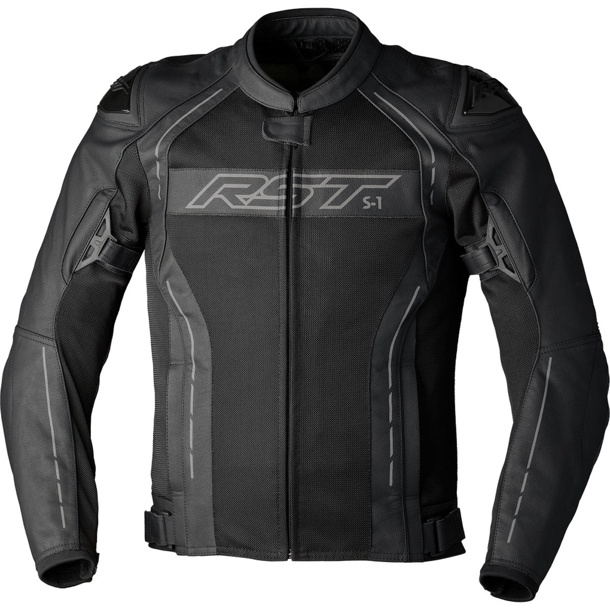 RST S1 Mesh CE Leather Jacket Black/Black