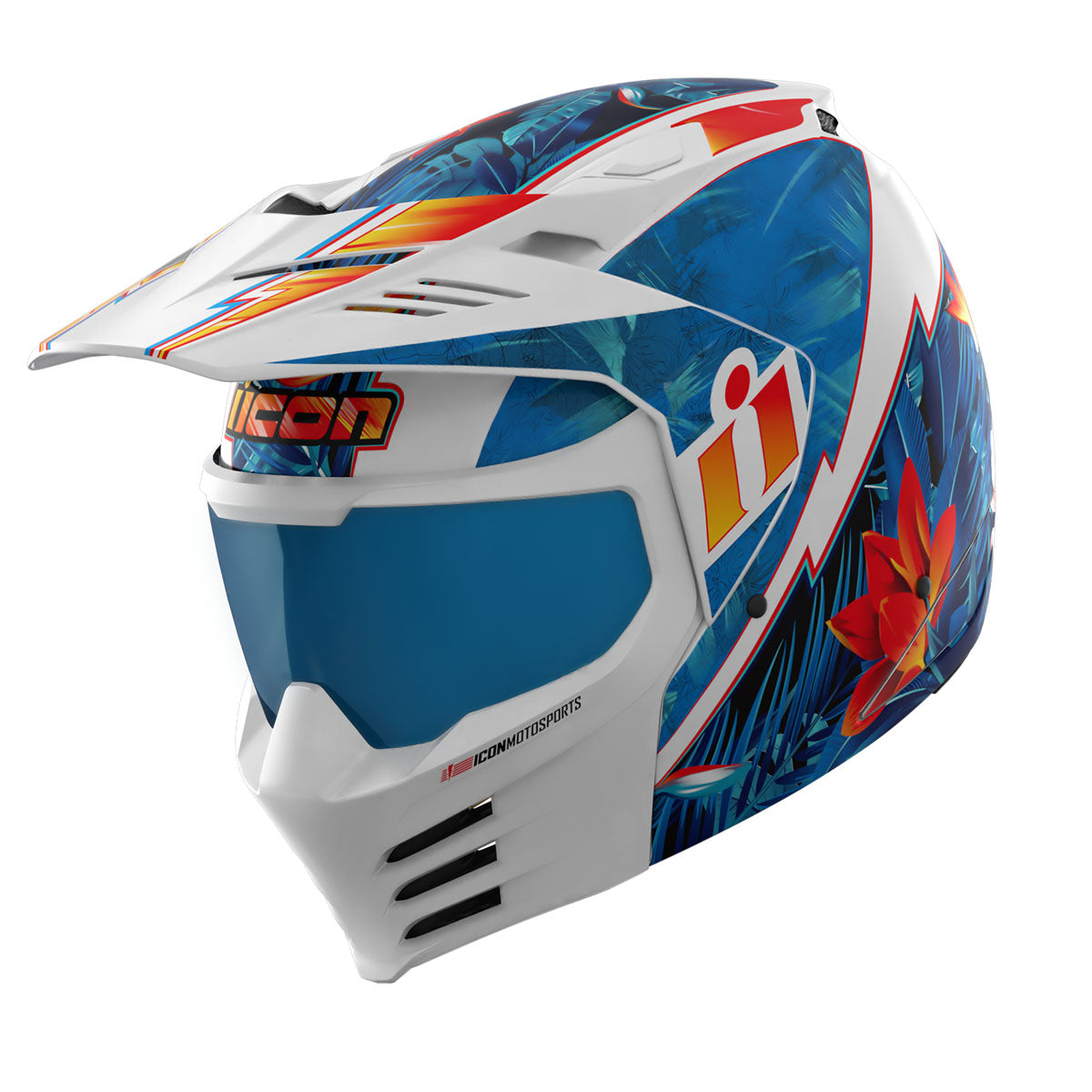 Icon Elsinore Kaonohi Helmet - Blue