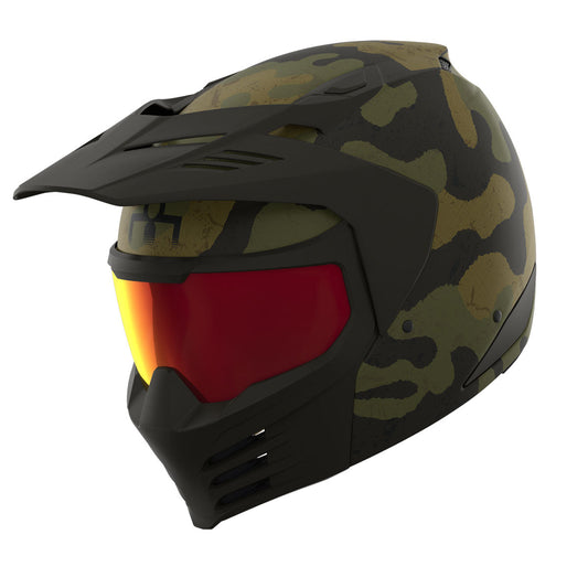 Icon Elsinore Magnacross Helmet - Green