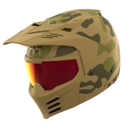 Icon Elsinore Magnacross Helmet - Tan