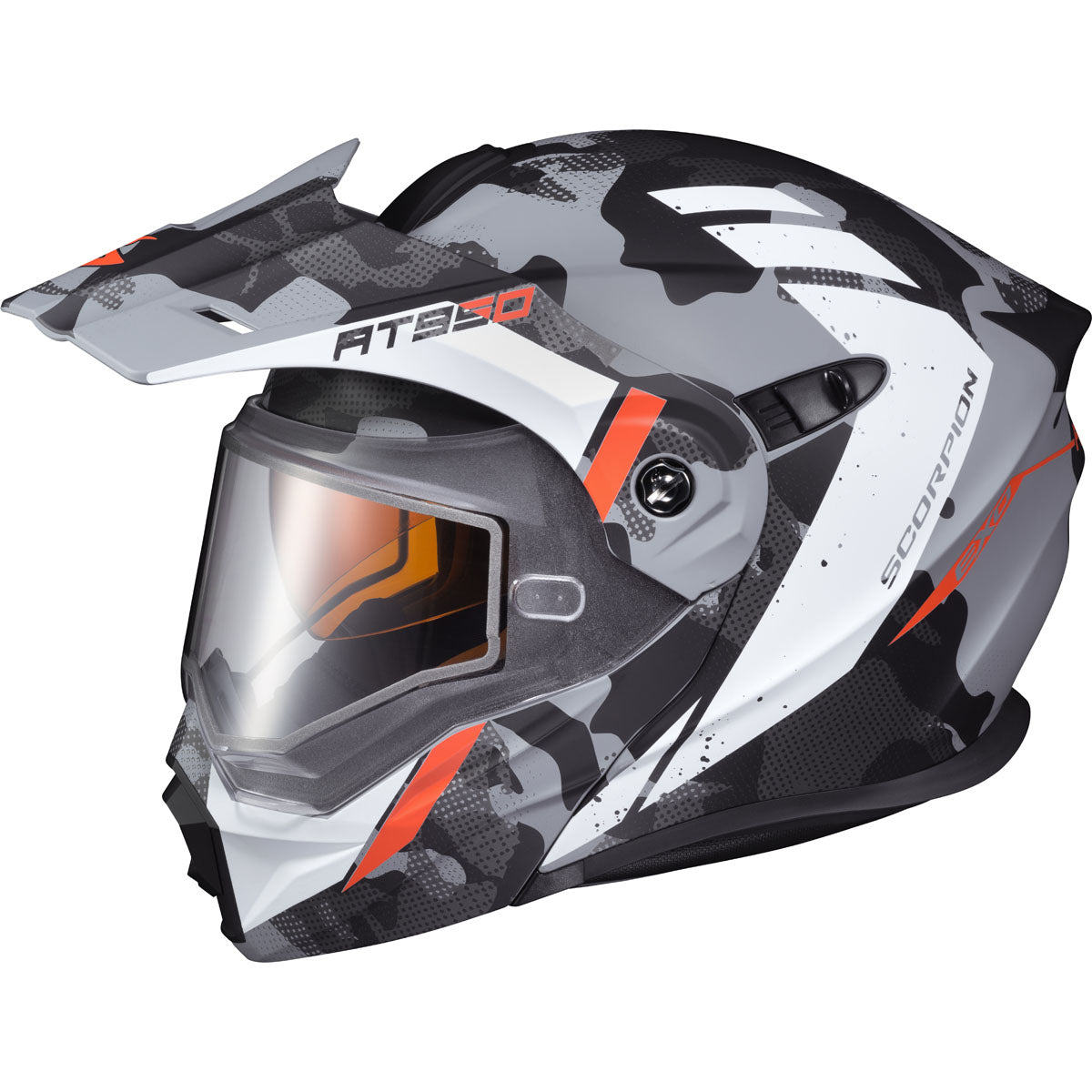 Scorpion EXO-AT950 Outrigger Snow Helmet w/ Dual Pane Shield (CLOSEOUT) - Matte Grey