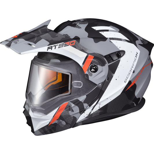 Scorpion EXO-AT950 Outrigger Snow Helmet w/ Dual Pane Shield (CLOSEOUT) - Matte Grey