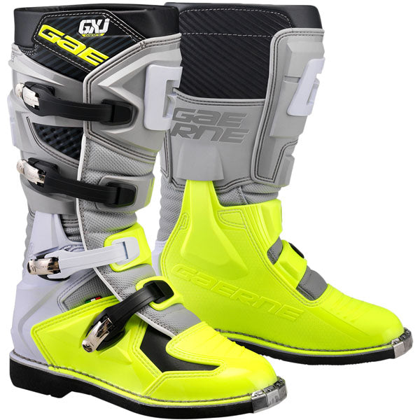 Gaerne GX-J Boot - Grey/Yellow Fluo