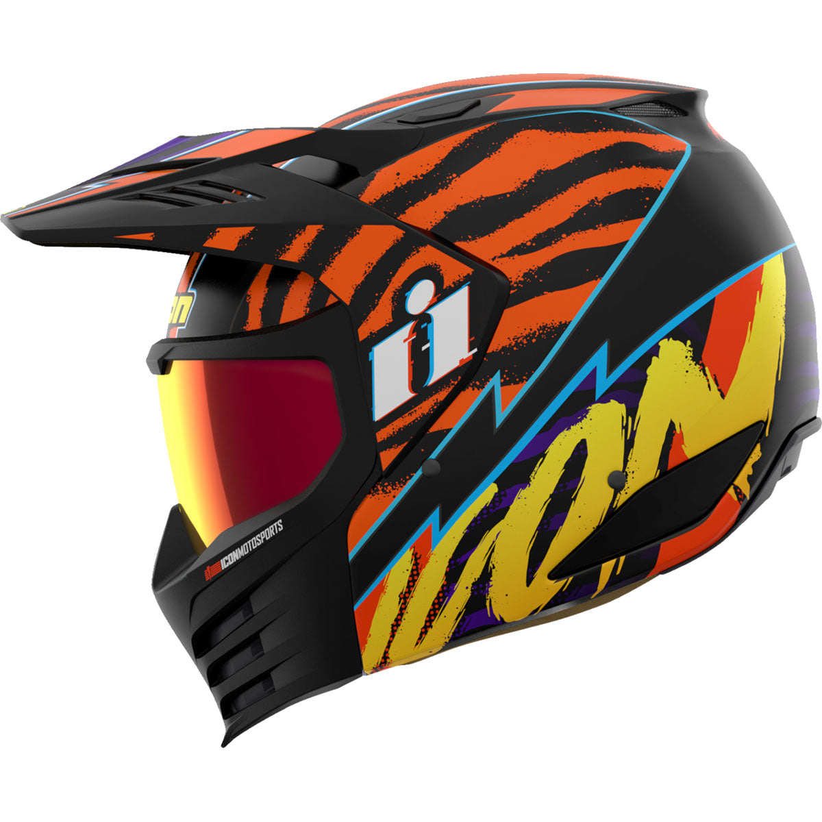 Icon Elsinore Rad Dawn Helmet - Orange