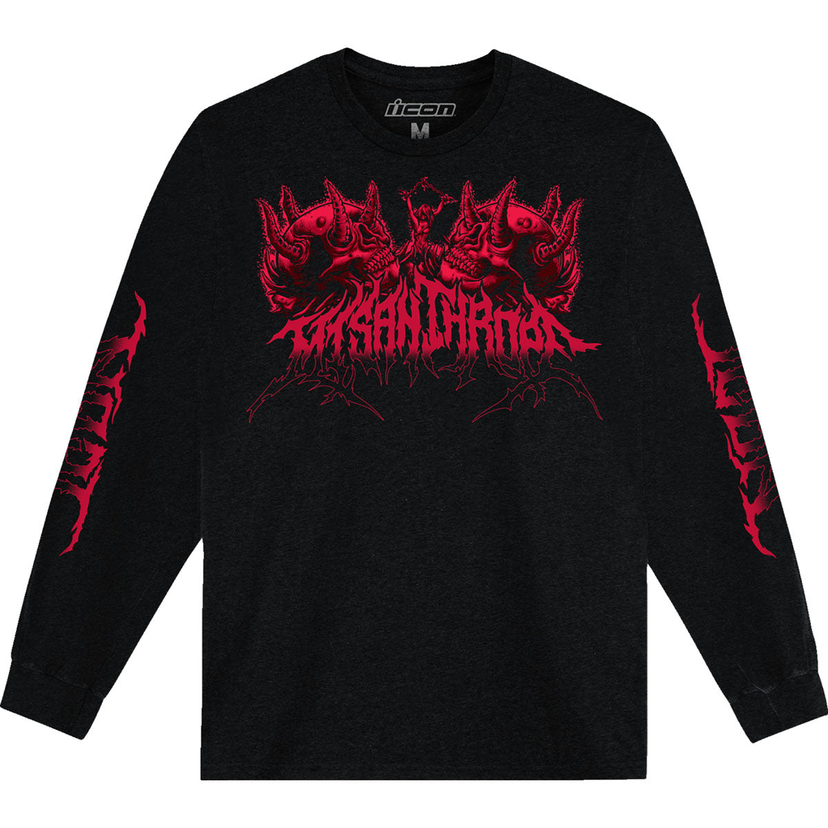 Icon Misanthrope Long-Sleeve T-Shirt Black