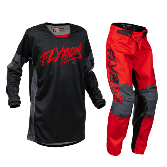 Fly Racing Kinetic Khaos YOUTH Gear Set CLOSEOUT