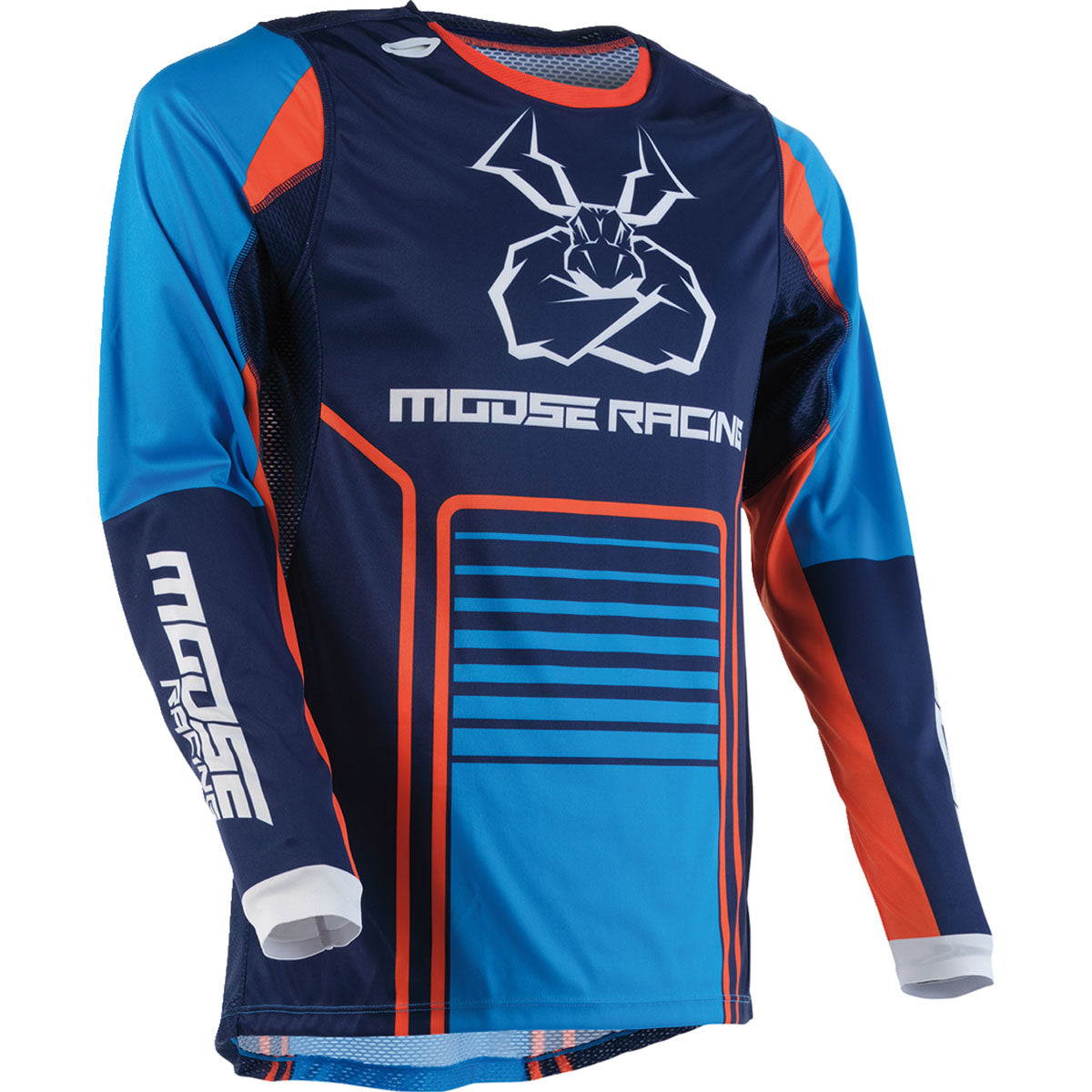 Moose Racing Agroid Jersey CLOSEOUT - Blue/Orange