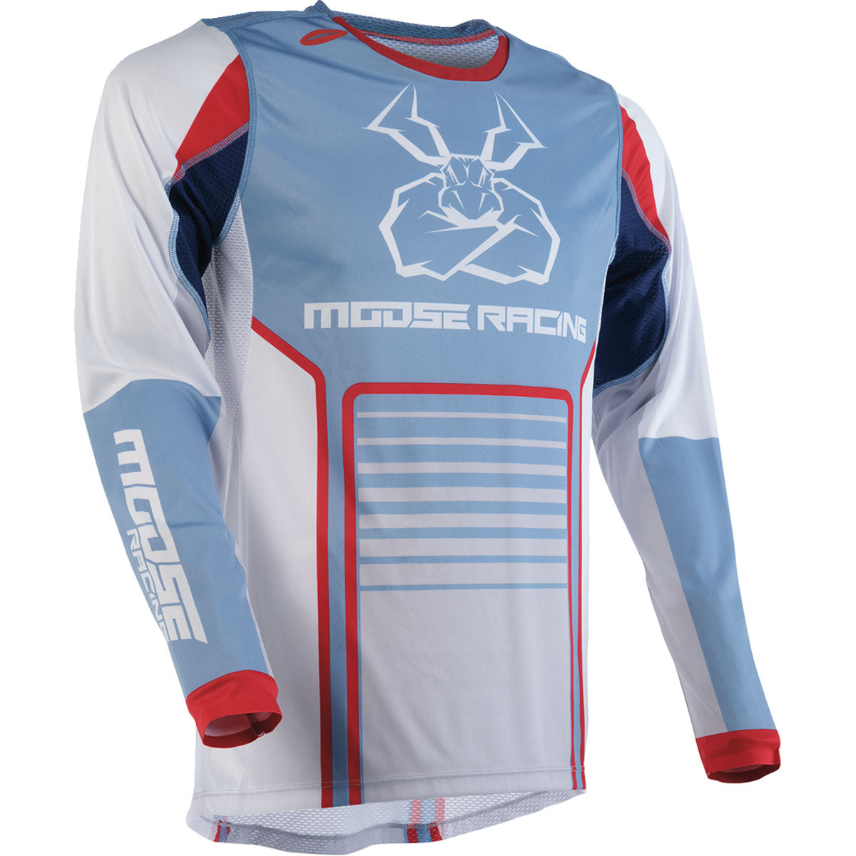 Moose Racing Agroid Jersey CLOSEOUT - Gray/Blue