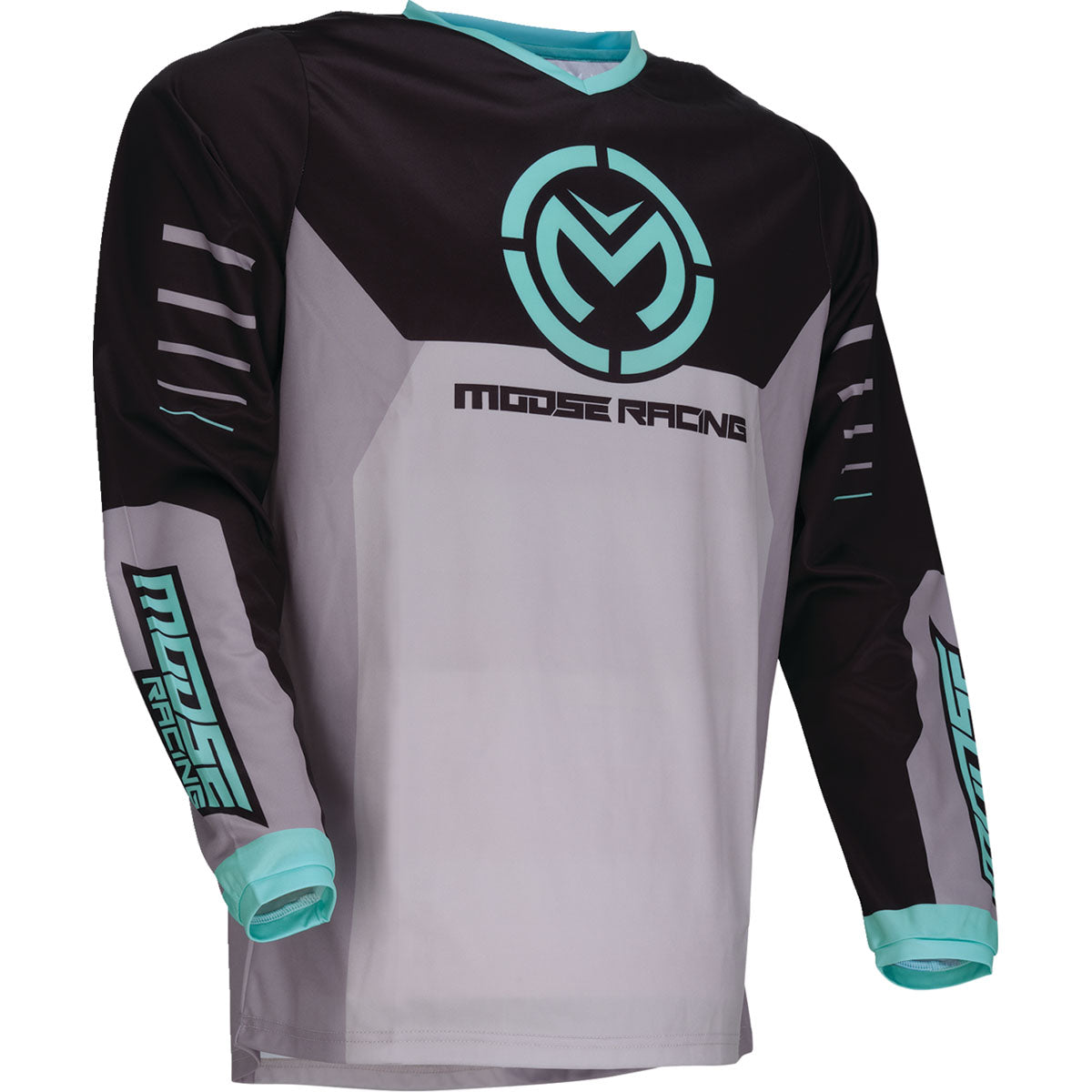 Moose Racing Qualifier Jersey - Gray/Teal