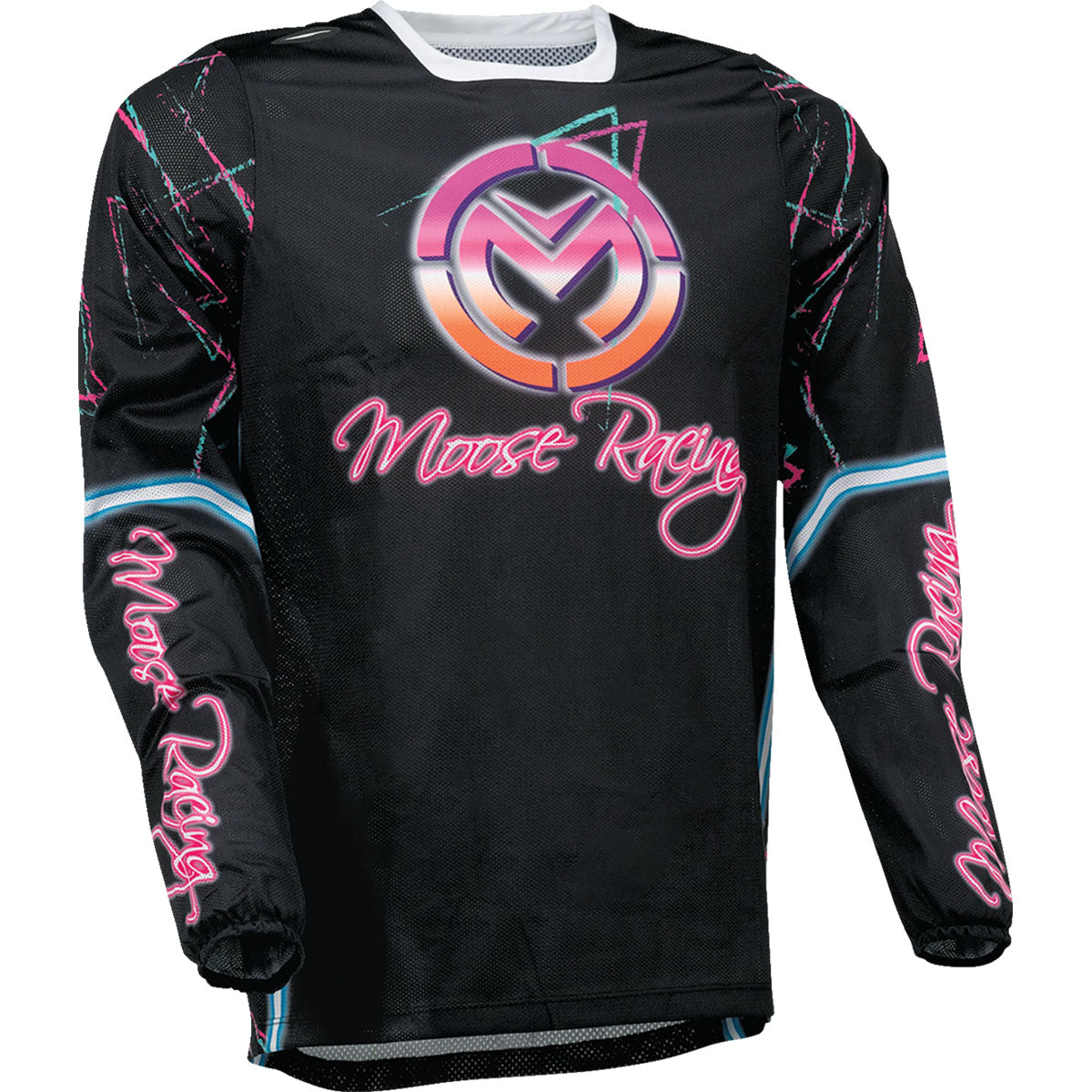 Moose Racing Sahara Jersey CLOSEOUT - Pink/Black