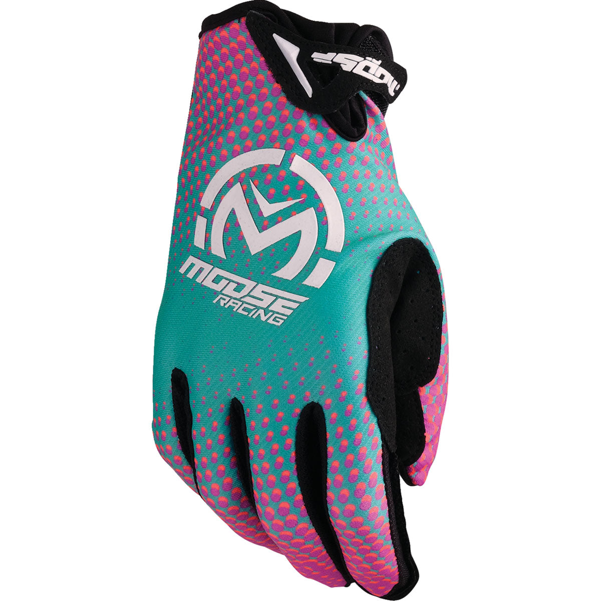 Moose Racing SX1 Gloves - Pink/Purple/Teal