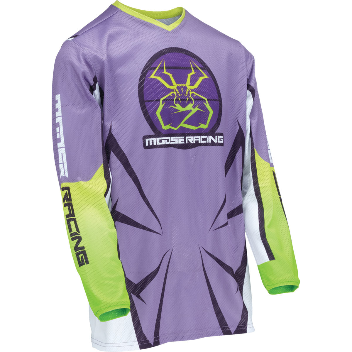 Moose Racing Youth Agroid Mesh Jersey - Purple/White