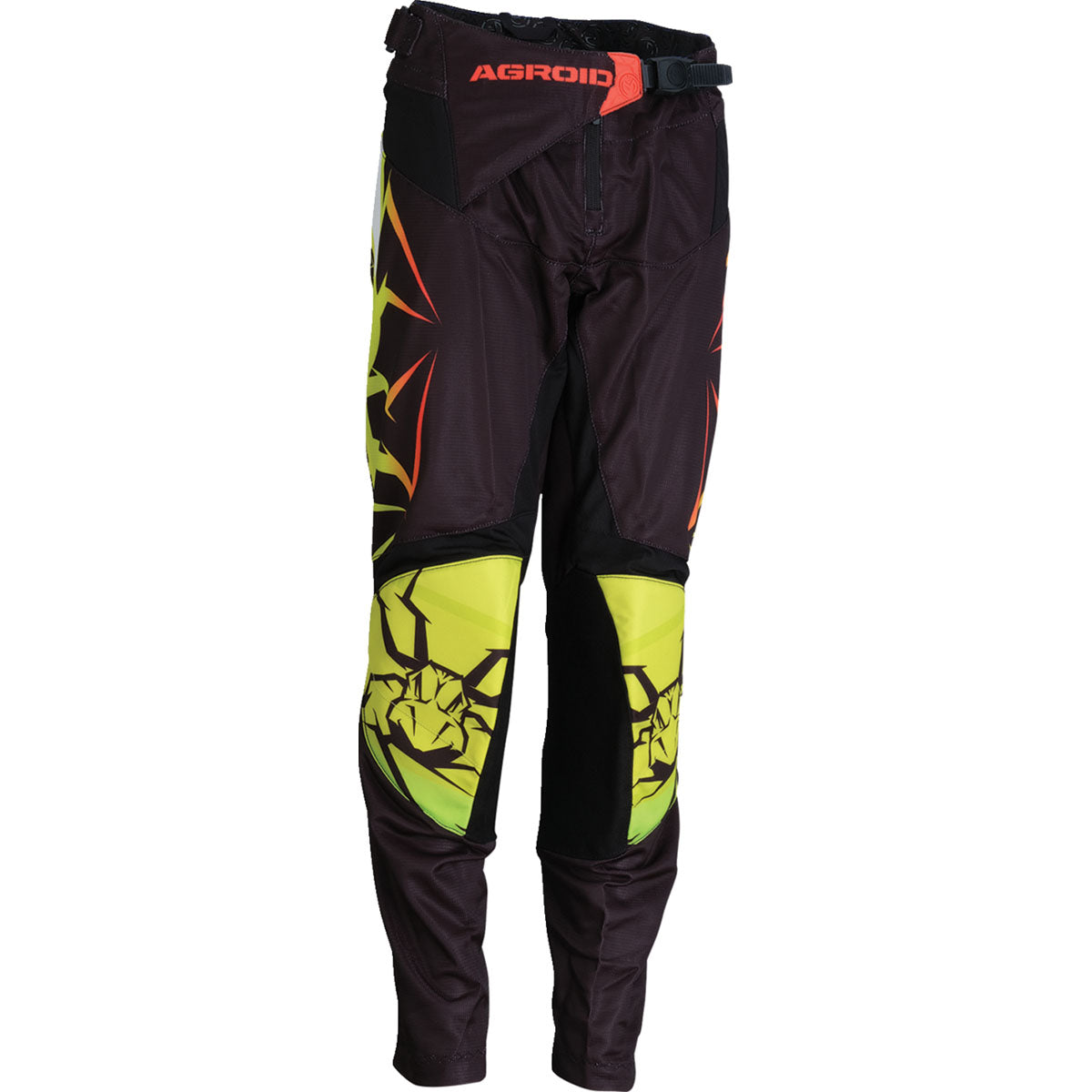 Moose Racing Youth Agroid Mesh Pants - Hi-Viz/Black