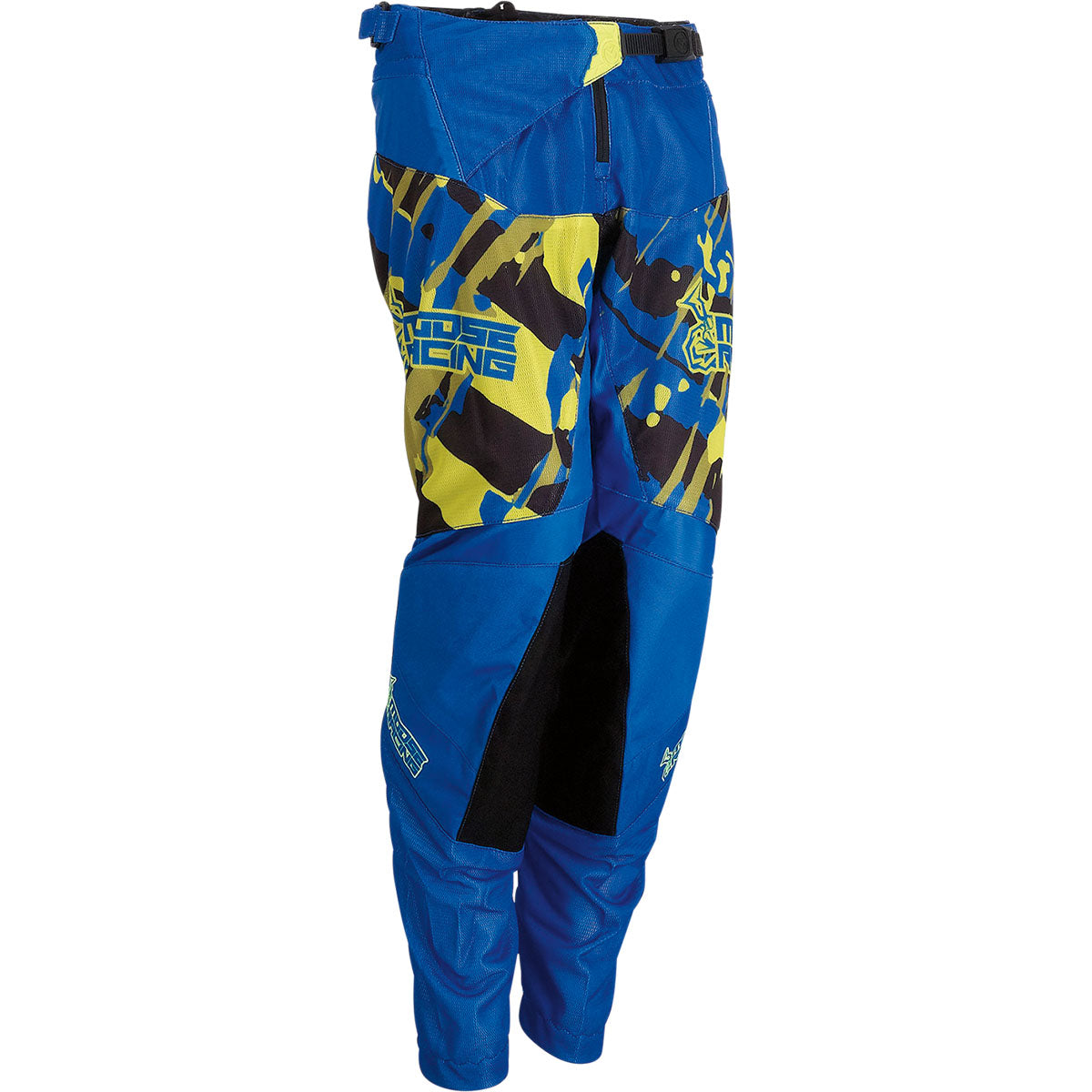 Moose Racing Youth Agroid Pants CLOSEOUT - Blue/Hi Vis