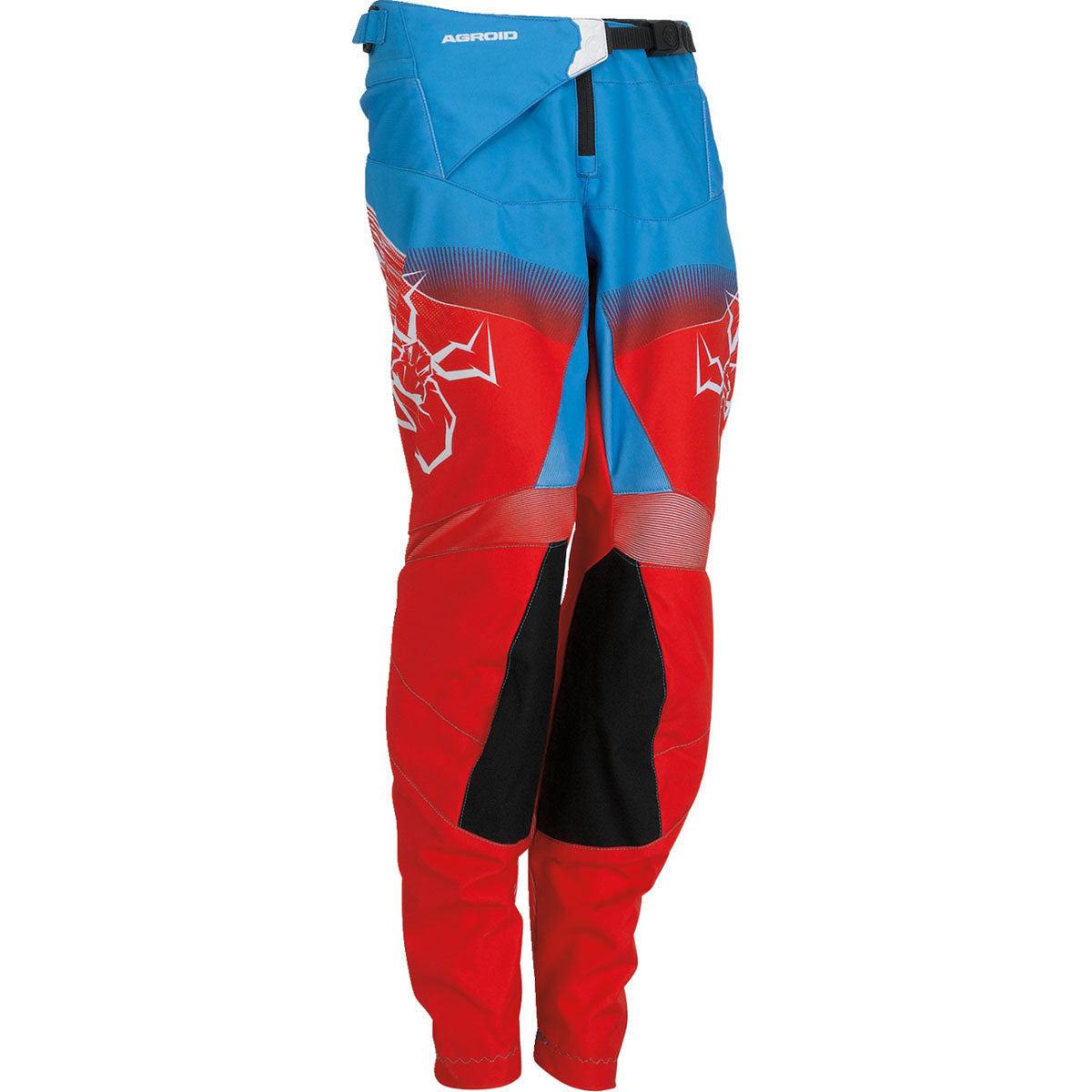 Moose Racing Youth Agroid Pants CLOSEOUT - Red/White/Blue