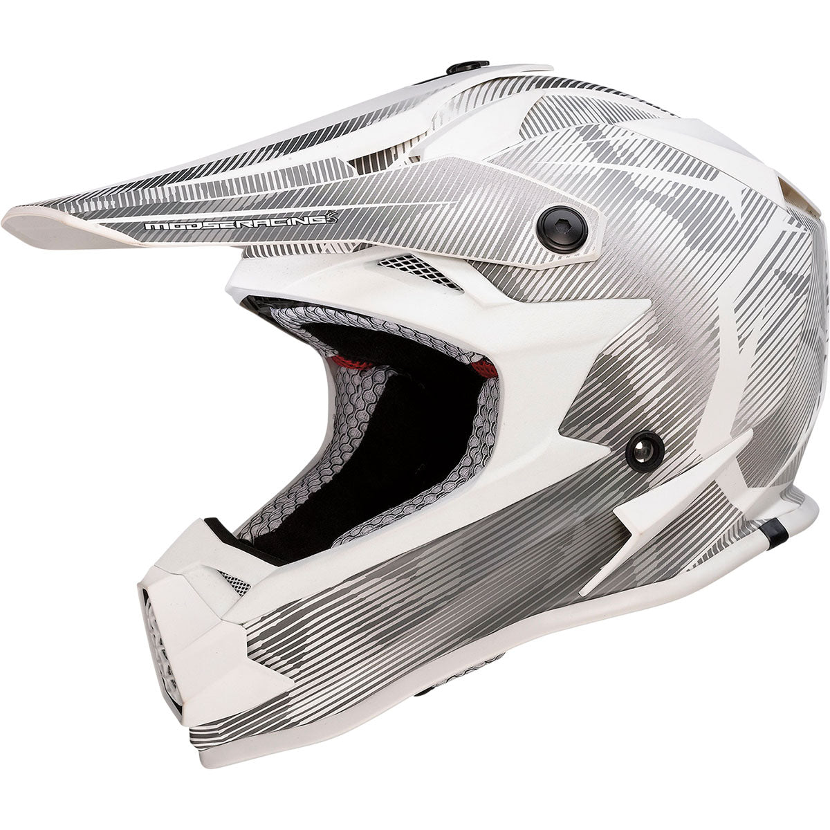 Moose Racing Youth F.I. MIPS Helmet - Agroid Camo Gray/White