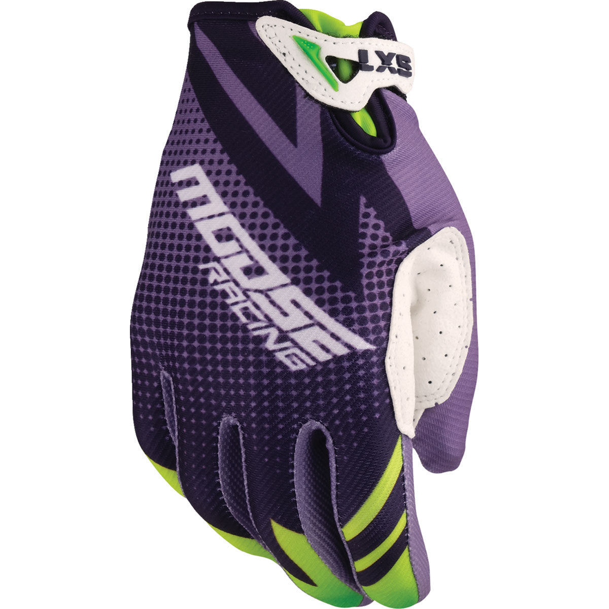 Moose Racing Youth SX1 Gloves - Purple/Green