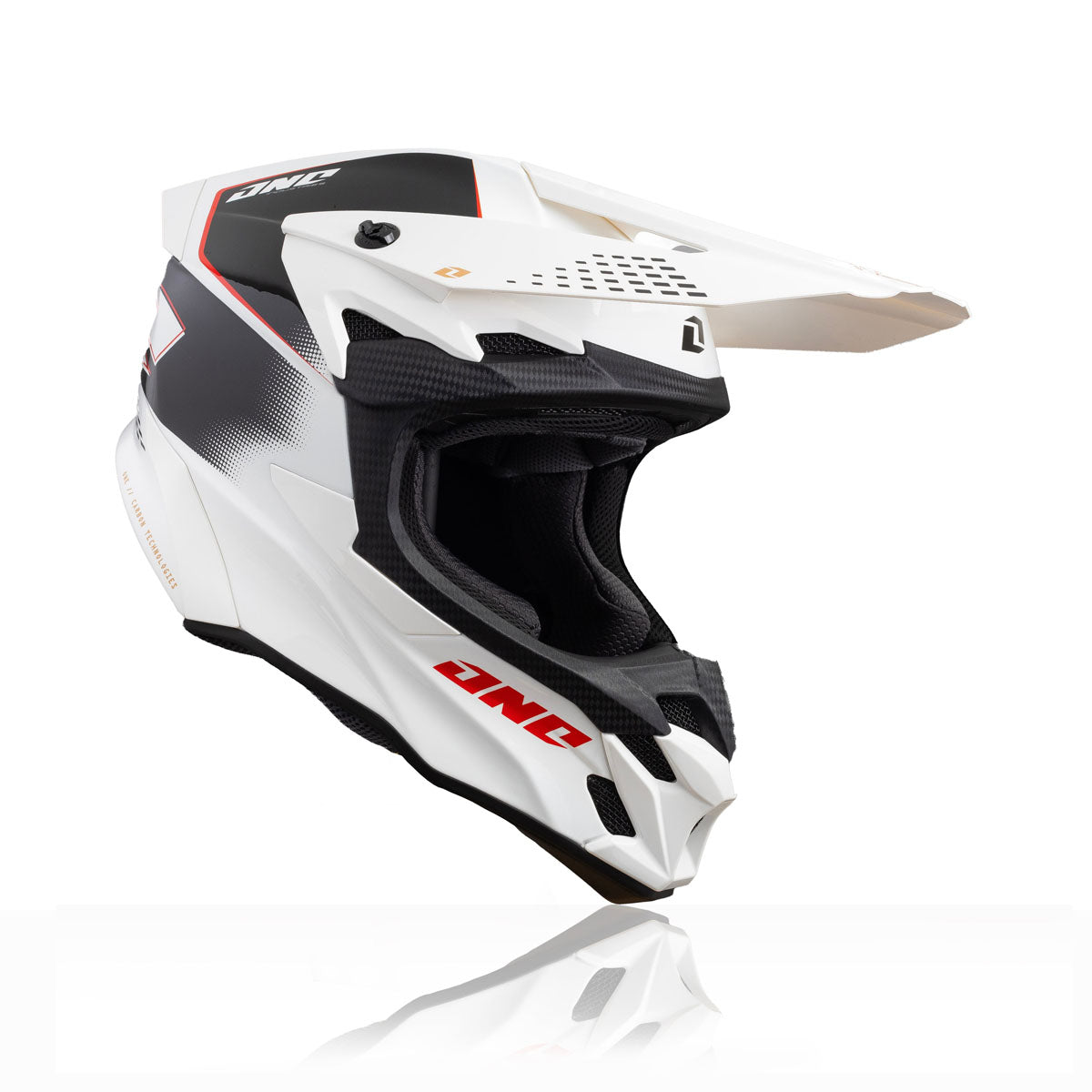 One Industries X197 Carbon Helmet - White Scorch