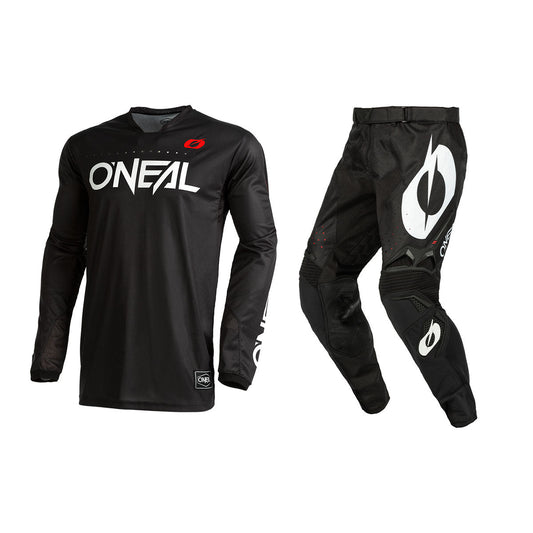 O'Neal Hardwear Elite Classic MX Gear Set - Black/White