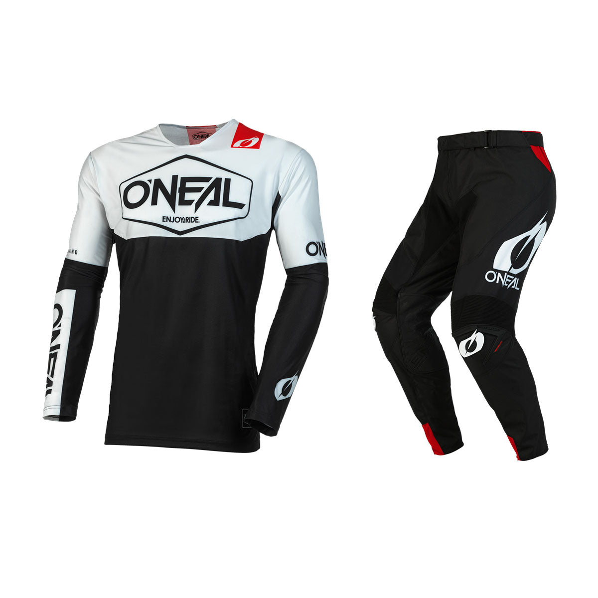 O'Neal Mayhem Hexx V.23 MX Gear Set (CLOSEOUT) - Black/White