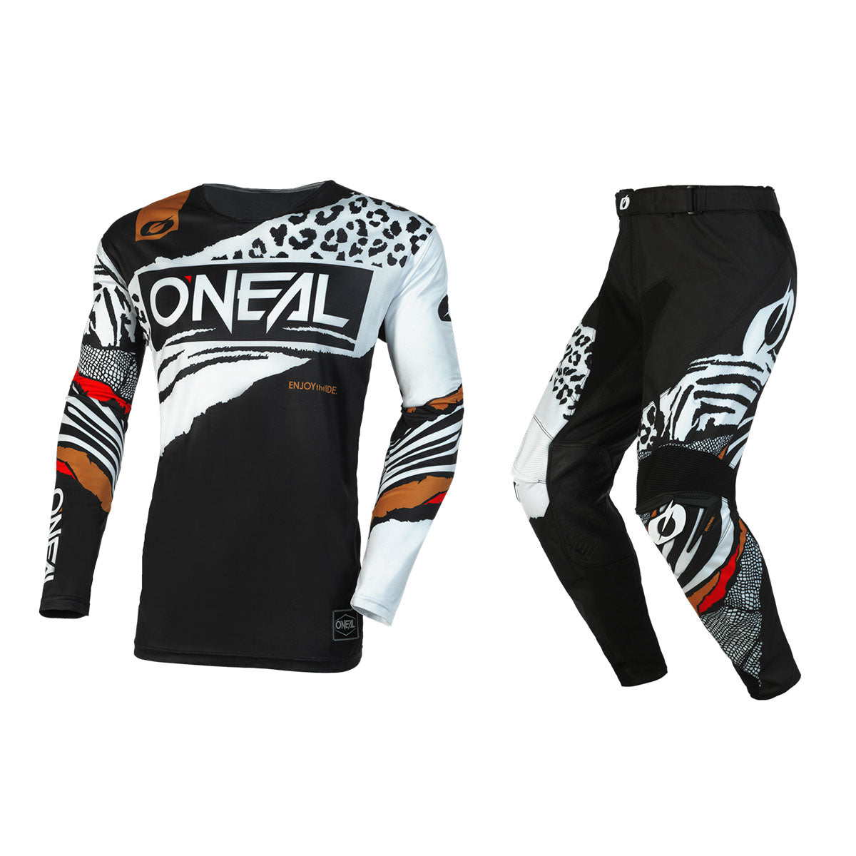 O'Neal Mayhem Wild V.23 MX Gear Set - Black/White