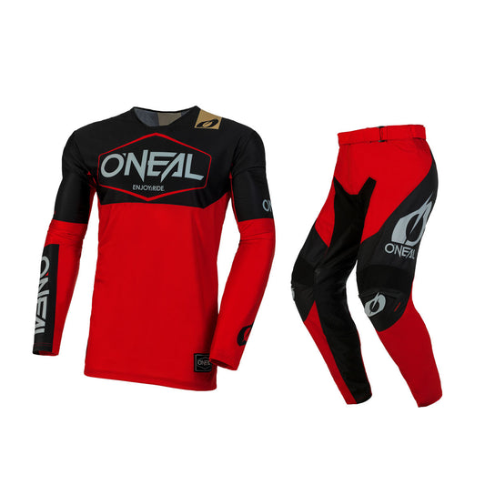 O'Neal Mayhem Hexx MX Gear Set (CLOSEOUT) - Black/Red