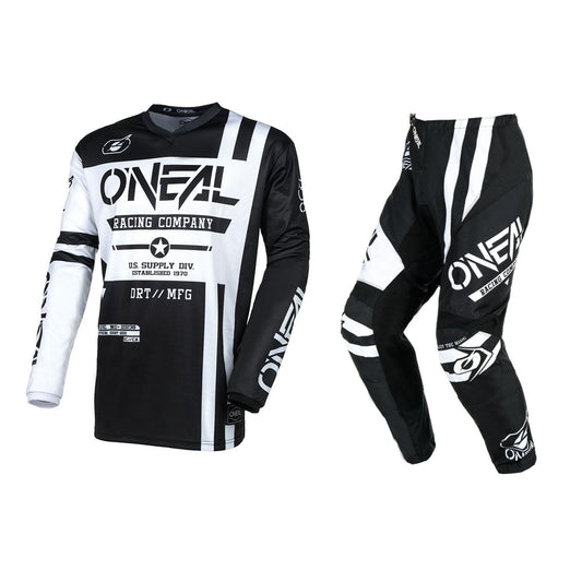 O'Neal Element Warhawk V.24 MX Gear Set - Black/White