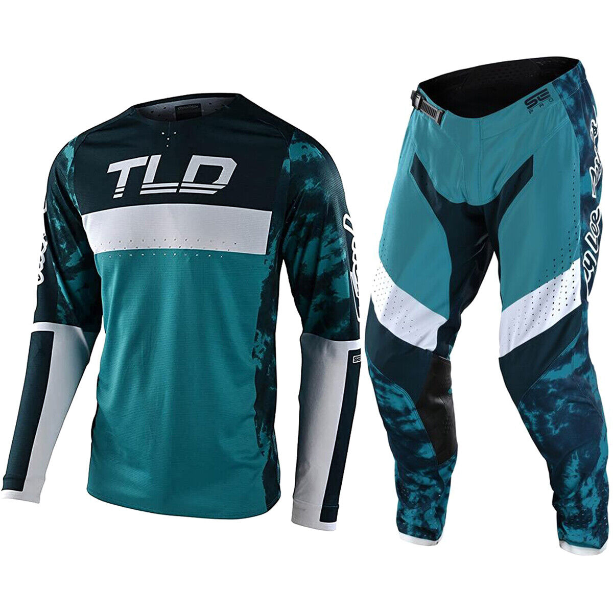 Troy Lee Designs SE Pro Dyeno Jersey & Pant Combo Set Marine