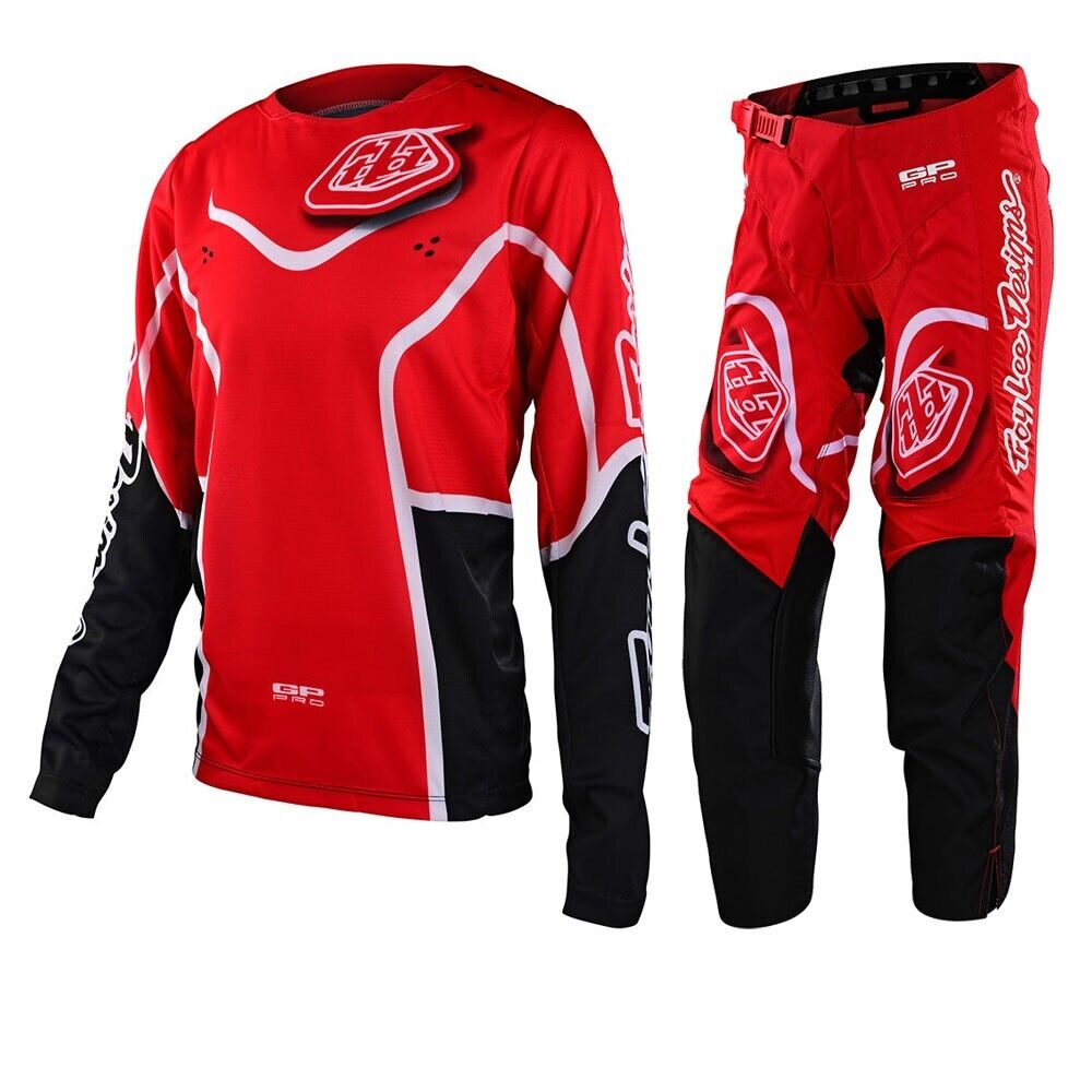 Troy Lee Designs Youth GP Pro Radian Jersey & Pant Combo Set Red/White