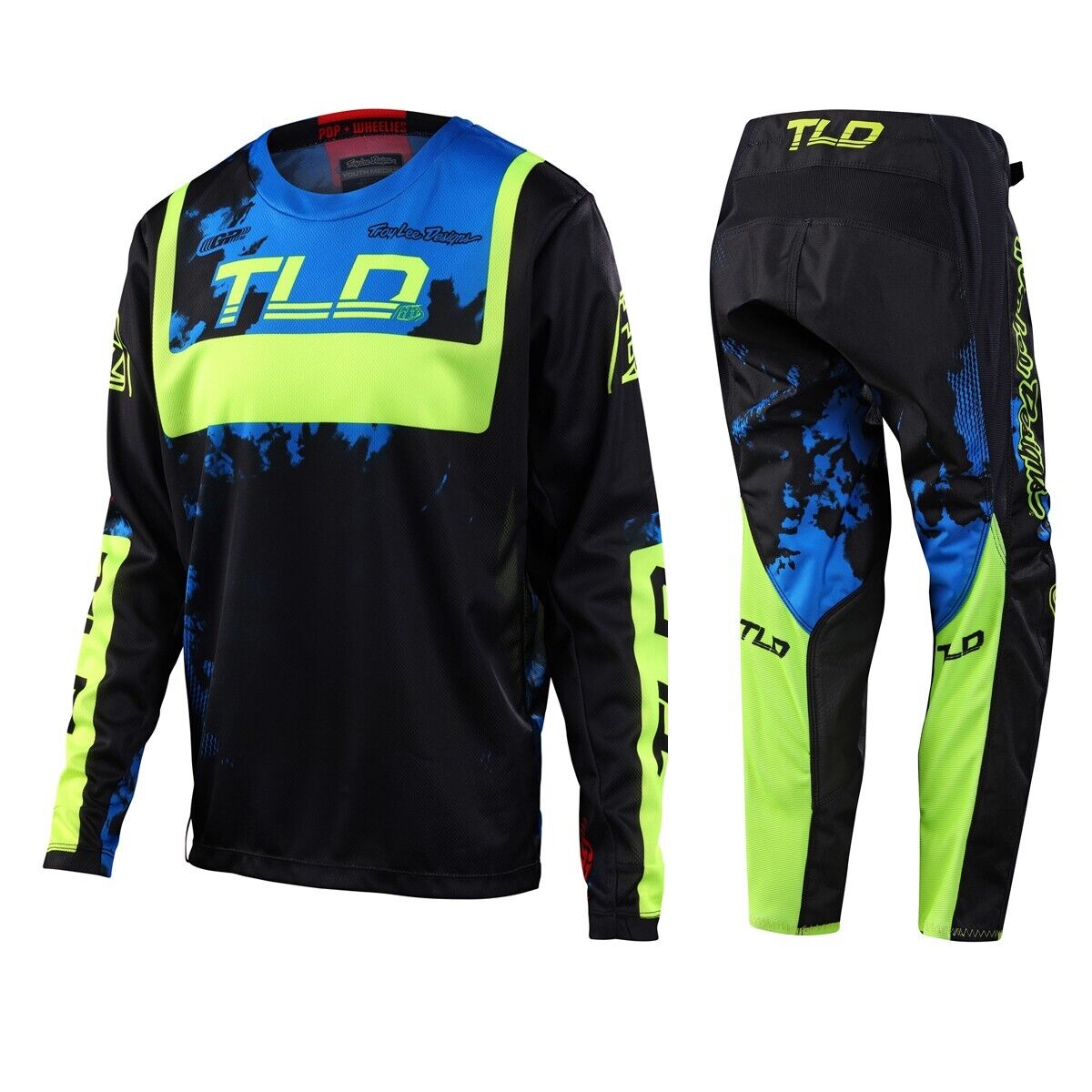 Troy Lee Designs Youth GP Astro Jersey & Pant Combo Set Black/Yellow