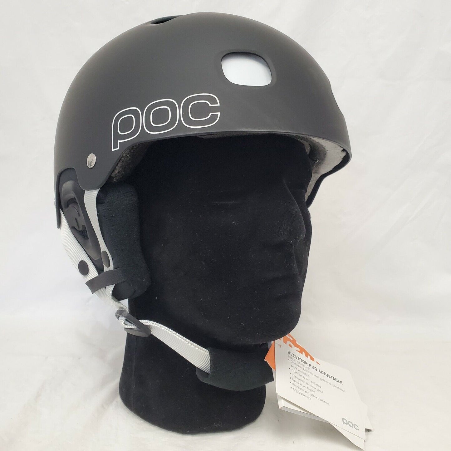 POC Recepter Bug Snow Helmet CLOSEOUT - Black/White