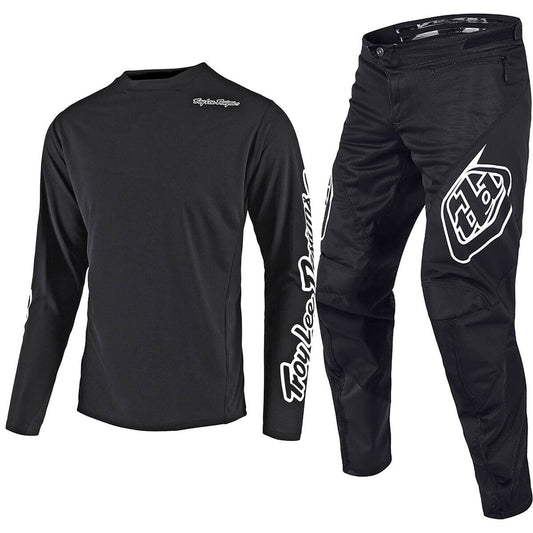 Troy Lee Designs Sprint Jersey & Pant Combo Set Black