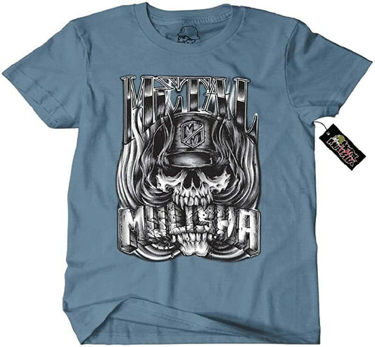 Metal Mulisha Crusher DC Tee - Slate Blue